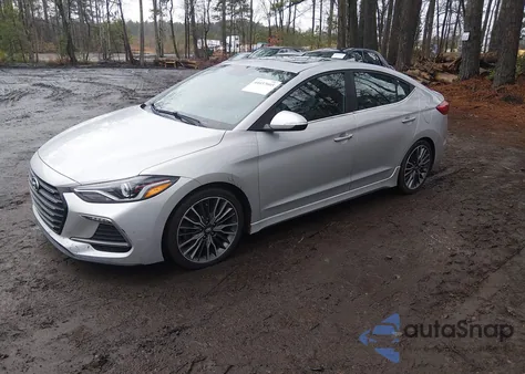 2017 Hyundai Elantra Sport z USA, uszkodzony, nr VIN KMHD04LB1HU353255